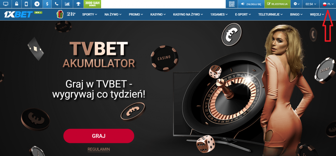 Zasady licytacji w 1xBet na żywo