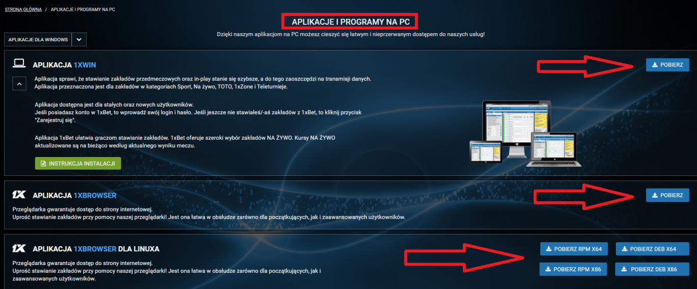 Przyczyny niewystarczającej wydajności 1xBet adres