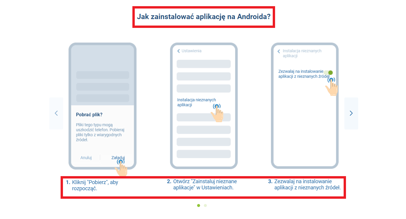 Zakłady sportowe ze 1xBet Android