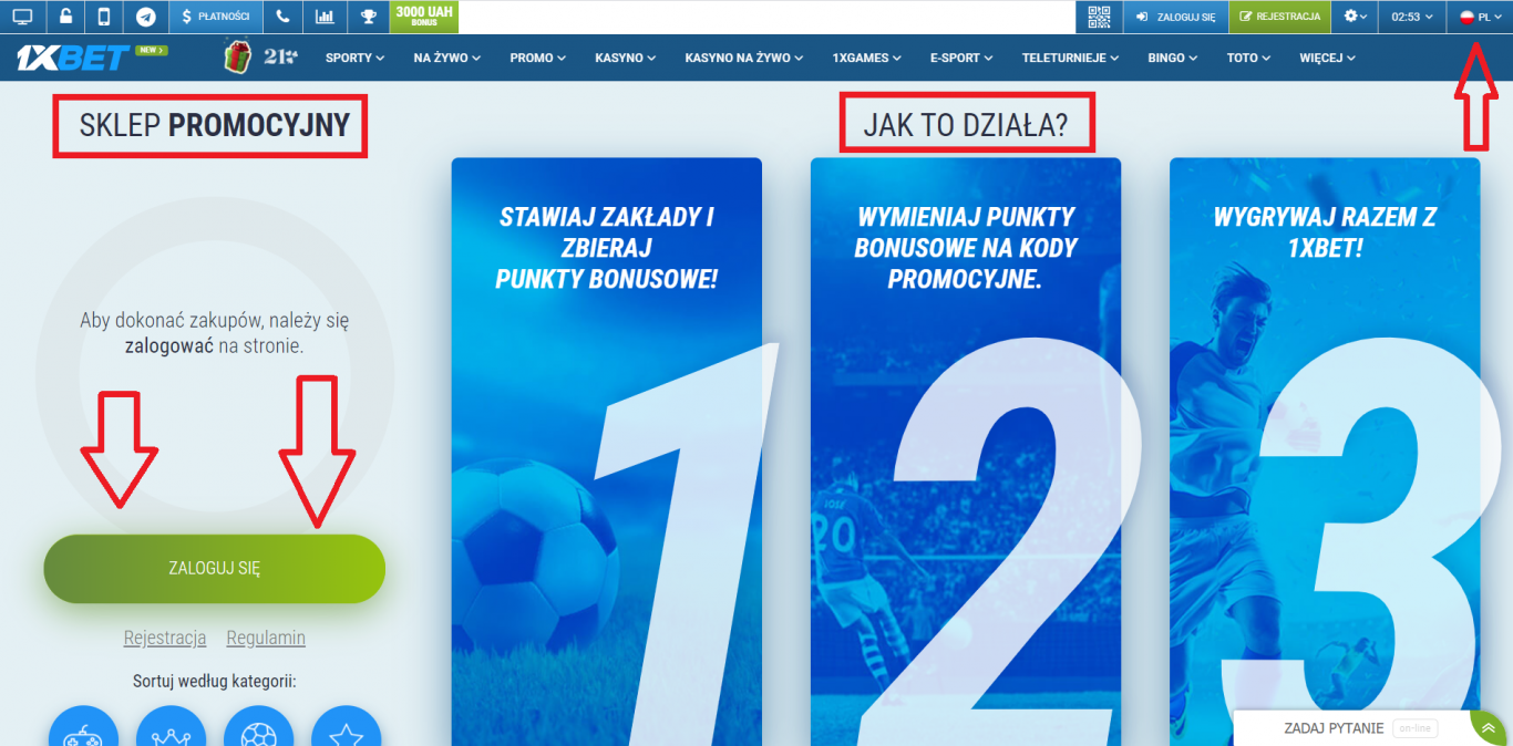 Co daje kod promocyjny w 1xBet kody